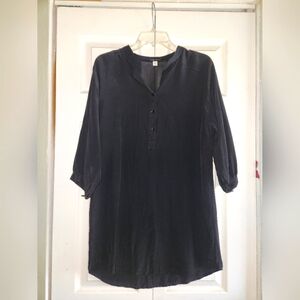 Eileen Fisher Black Silk Shirt